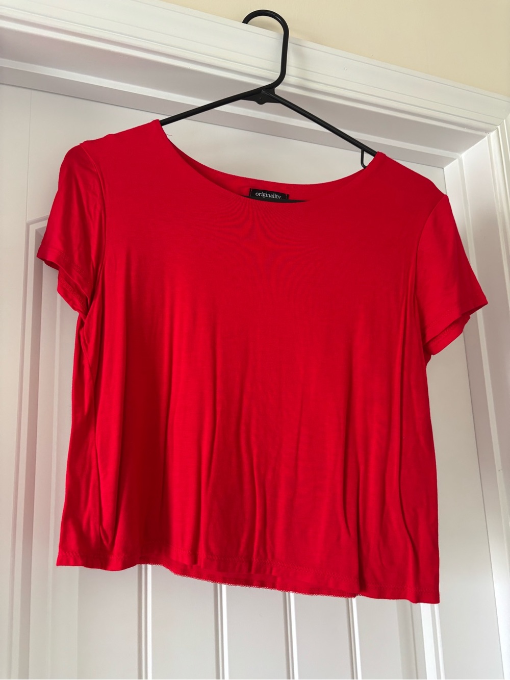 Originality Red Short-Sleeve Women's Tee